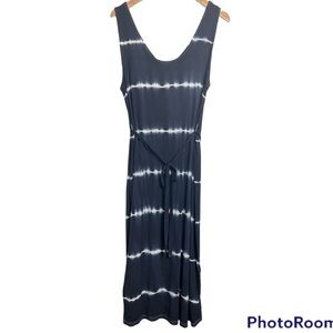 NWT Orb Life Maxi Tank Dress Navy Size Large